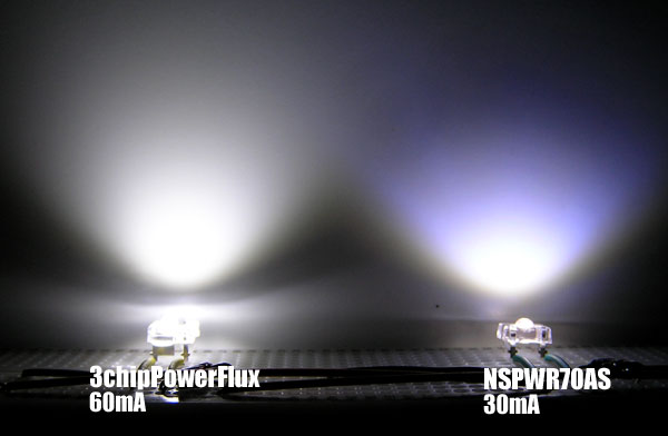 白色3chipPowerFLUX LED