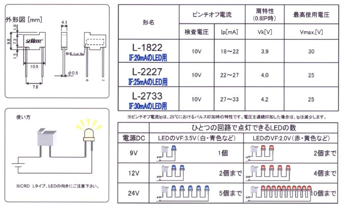 CRD L-2733　[30mA]