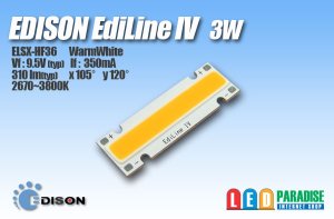 画像1: EdiLineIV ELSX-HF36 3W 電球色