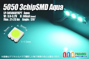 画像1: 5050 3chip Aqua LP-5050AQYKPT