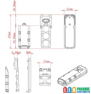 画像3: LR44×3スイッチ付き電池ボックス 4.5V