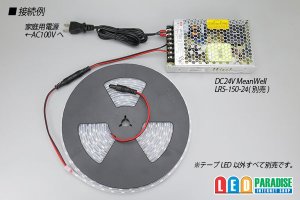 画像3: 24VテープLED60LED/mシリコン防水 赤色 10m