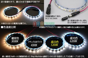 画像3: SSG Ra90+ 2835テープLED 60LED/m 5200K 1-5m