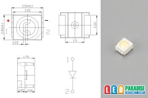 画像2: 3528チップLEDピンク