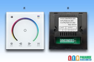 画像2: RGBタッチコントローラー 12/24V 12A アノードCOM