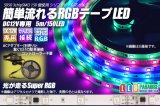 簡単流れるRGBテープLED