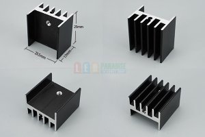 画像2: TO-220用放熱器