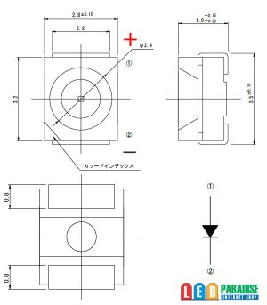 画像4: ROHM 3528チップLED ナチュラルホワイト