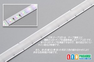 画像3: 極細 5mm COBラインテープLED RGB 2880LED/5m