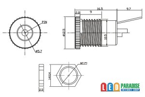 画像2: 配線付きDCジャック