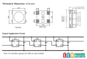 画像2: WS2812B-V6 NeoPixel RGB