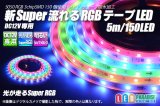 新Super流れるRGBテープLED