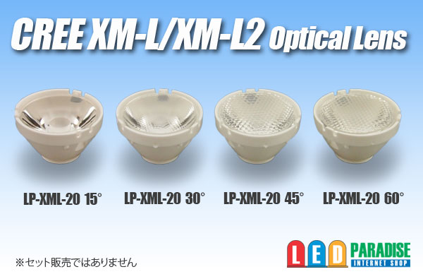 Cree XM-L/XM-L2用レンズ