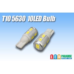 画像: 5630SMD T10 10LEDバルブ 白色