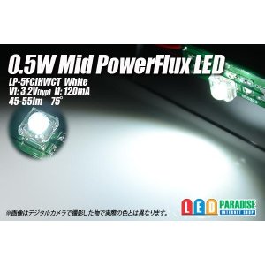 画像: 0.5W MIDPowerFlux 白色 LP-5FCIHWCT