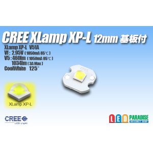 画像: CREE XP-L 12mm基板付き 白色
