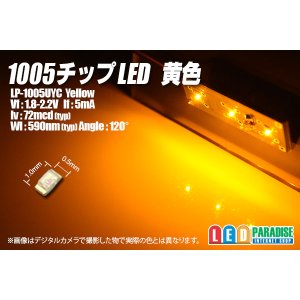 画像: 1005チップLED 黄色