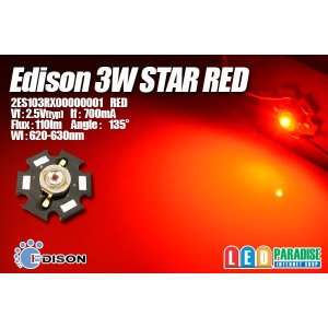画像: Edison 3WStar赤色 2ES103RX00000001