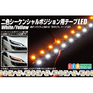 画像: 二色シーケンシャルポジション用テープLED