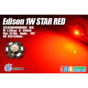 画像: Edison 1WStar赤色 2ES101RX00000001