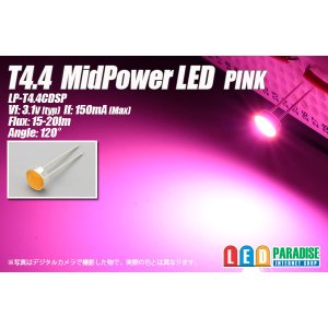 画像: T4.4 MidPowerLED ピンク LP-T4.4CDSP