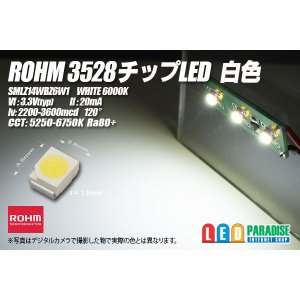 画像: ROHM 3528チップLED 白色