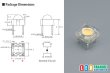画像2: 0.5W MIDPowerFlux 白色 LP-5FCIHWCT