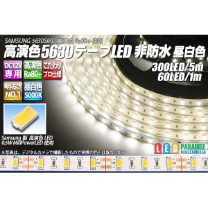 画像: 高演色5630テープLED 60LED/m 非防水 昼白色 5000K 1-5m