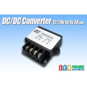 画像: DC/DCコンバーター ネジ端子 12/24Vto5V3A