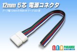 画像: 12mm5芯電源コネクタ E-C1-12mm RGBW