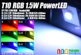 画像: T10 RGB 1.5W PowerLED LP-T10-1.5W AnodeCOM