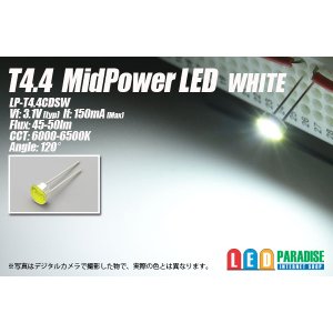 画像: T4.4 MidPowerLED 白色 LP-T4.4CDSW