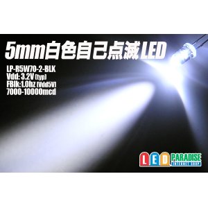 画像: 5mm白色自己点滅LED