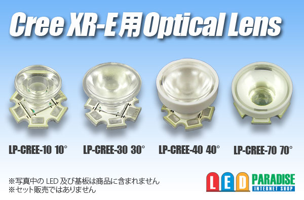 画像1: Cree XLamp XR-E用レンズ