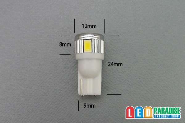 画像: 5630SMD T10 6LEDバルブ 白色