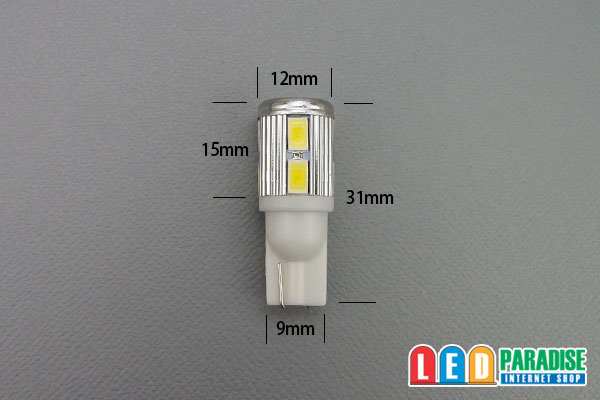 画像: 5630SMD T10 10LEDバルブ 白色