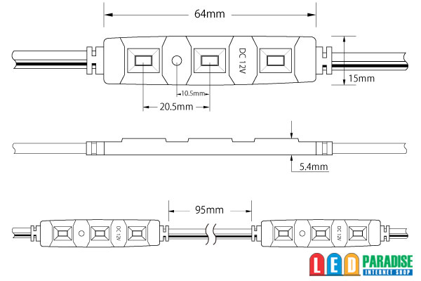 画像: SAMSUNG 3LEDモジュール 白色