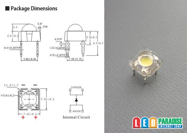 画像: 白色FluxLED　LP-5FCISWCT