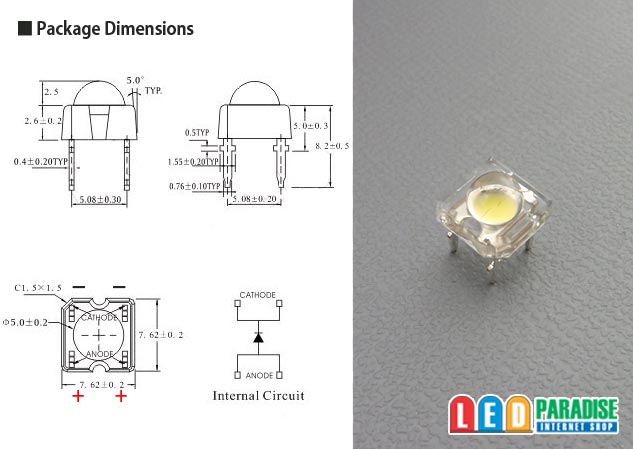 画像: 白色FluxLED　LP-5FCISWCT