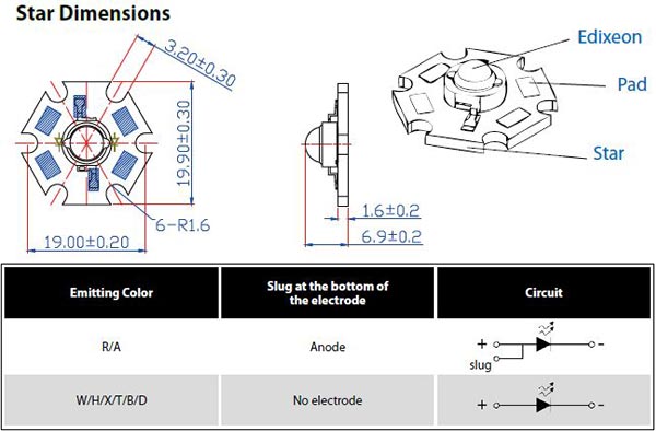 画像: Edison 1WStar赤色 2ES101RX00000001