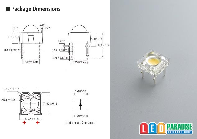 画像: 電球色FluxLED　LP-5FCISWCT-WW