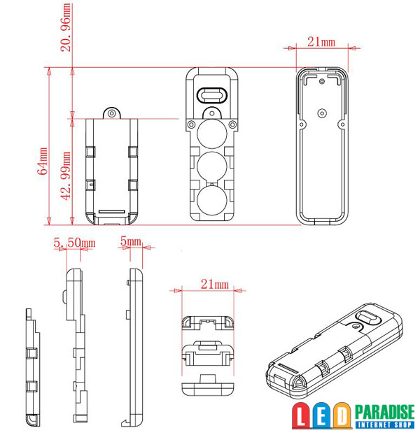 画像: LR44×3スイッチ付き電池ボックス 4.5V