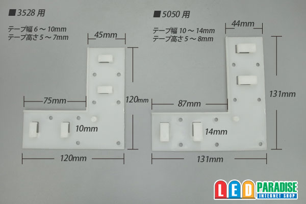 画像: コーナー用固定プレート