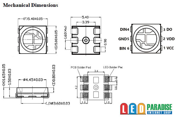 画像: WS2813B NeoPixel RGB