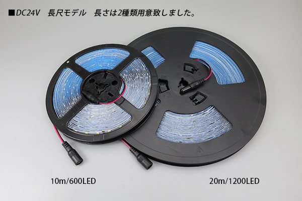 画像: 24V SSG 2835テープLED 60LED/m 6200K 10m/20m