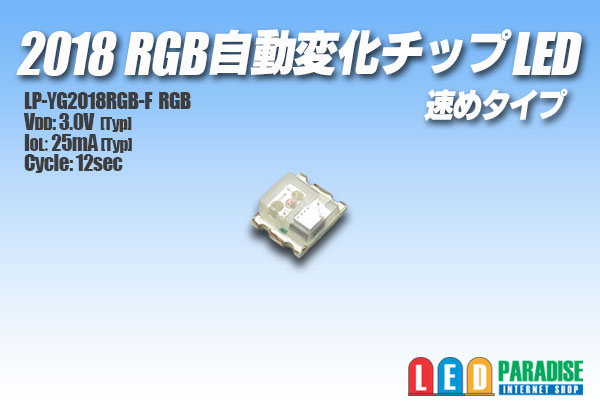 画像1: 2018 RGB自動変化チップLED 速めタイプ