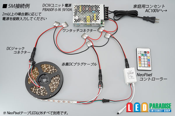 画像: NeoPixel RGB TAPE LED