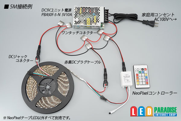 画像: 防滴 NeoPixel RGB TAPE LED