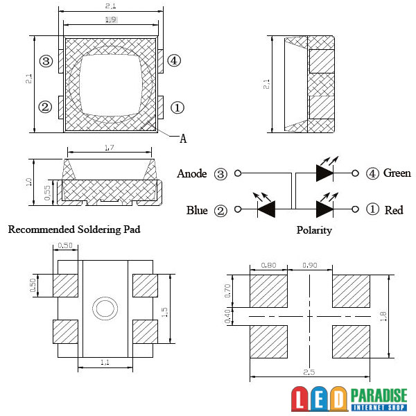 画像: 2020RGB LED フルカラー