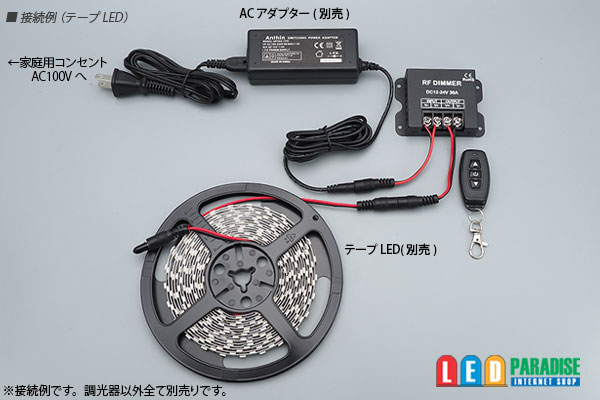 画像: リモコン調光器 DC12-24V 30A